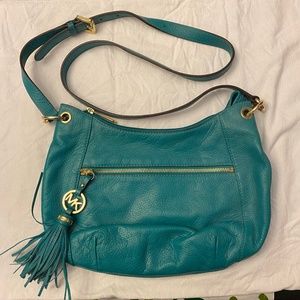 Michael Kors teal purse